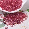 MIYUKI Delica Beads Small, Cylinder, Japanese Seed Beads, 15/0, (DBS0172) Transparent Red AB, 1.1x1.3mm, Hole: 0.7mm, about 3500pcs/10g