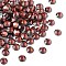 Preciosa&reg Crystal Hotfix Flatback Stones, Czech Crystal, Round(438 11 612 Chaton Rose VIVA 12 &reg), 00030 251 Red Flame, SS8(2.3~2.5mm)