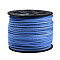 Faux Suede Cords, Faux Suede Lace, Royal Blue, 1/8 inch(3mm)x1.5mm, about 100yards/roll(91.44m/roll), 300 feet/roll