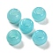 Natural Dyed Jade European Beads, Large Hole Beads, Round, 12x11mm, Hole: 5.5~6mm