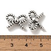 Tibetan Style Alloy Beads PALLOY-P302-01B-AS-3