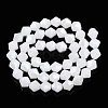 Imitation Jade Electroplate Glass Beads Strands EGLA-A039-J6mm-A06-2