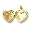 Rack Plating Brass Locket Pendants KK-G452-06G-4