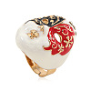Alloy Enamel Adjustable Rings FS-WG64B68-01-5