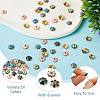 60Pcs 10 Style Alloy Enamel Bead Caps FIND-YS0001-16-5