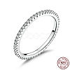 Anti-Tarnish Rhodium Plated 925 Sterling Silver Finger Rings RJEW-FF0008-008P-17mm-2