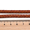 Braided Leather Cord with Core WL-F009-5mm-06-3