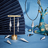 20Pcs 2 Style 304 Stainless Steel Pendants STAS-UN0033-01-3