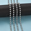 Non-Tarnish 3.28 Feet 304 Stainless Steel Ball Chains X-CHS-A002B-6.0mm-3