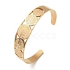 201 Stainless Steel Cuff Bangles for Women BJEW-F507-03G-2