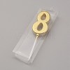 Paraffin Golden Candles DIY-K028-A-08-3