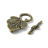 Alloy Toggle Clasps X-PALLOY-A20005-AB-FF-3
