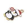 Christmas Alloy Enamel Pendants LS-ENAM-I071-01KCG-04-2