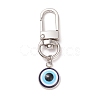 Resin Evil Eye Pendant Decorations HJEW-JM00725-01-1