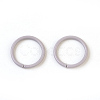 Spray Painted Iron Open Jump Rings IFIN-F149-B09-1