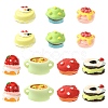 35Pcs 7 Styles Opaque Resin Cabochos RESI-CJ0005-08-1