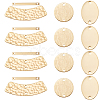 24Pcs 4 Styles Brass Connector Charms KK-CN0001-99-1