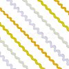 4 Strands 4 Colors Polyester Wave Bending Fringe Trim OCOR-GF0002-43A-1