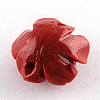 Dyed Flower Synthetical Coral Beads CORA-R011-28D-2
