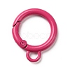 Spray Painted Alloy Spring Gate Rings PALLOY-K257-01-2