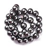 Magnetic Synthetic Hematite Beads Strands G-Q893-12mm-3