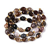 Natural Petrified Wood Beads Strands G-N342-35-8x6-07-3
