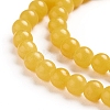 Natural Mashan Jade Round Beads Strands X-G-D263-4mm-XS07-4