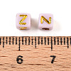 Plating Acrylic Beads OACR-N140-01H-Z-3