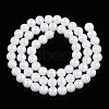 Electroplate Opaque Glass Beads Strands X-GLAA-T032-P6mm-AB02-3