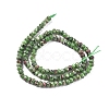 Dyed Natural Malaysia Jade Rondelle Beads Strands X-G-E316-2x4mm-43-2