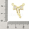 Rack Plating Brass Cubic Zirconia Pendants KK-Z074-71G-01-3