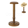 Rubber Wood Dome Shaped Stem Hat Rack ODIS-WH0025-254B-1