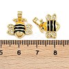 Brass Micro Pave Cubic Zirconia Pendants KK-F908-01G-C03-3