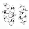 Ring Tibetan Style Alloy Toggle Clasps X-A1011Y-1