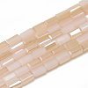 Electroplate Glass Beads Strands EGLA-Q101-B01-1