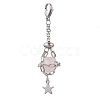 3Pcs 304 Stainless Steel Macrame Pouch Empty Stone Holder Pendant Decorations HJEW-JM04380-02-8