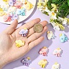 20Pcs Opaque Resin Decoden Cabochons CRES-YW0002-64-5