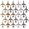 125Pcs 5 Colors Tibetan Style Alloy Pendants FIND-GA0008-53-1