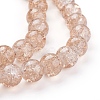 Crackle Glass Beads Strands CCG-Q001-10mm-07-2