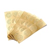 Self Adhesive Gold Foil Embossed Stickers DIY-XCP0002-15B-1