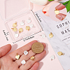 20pcs 2 Styles Rack Plating Brass Charms FIND-BBC0015-86-3