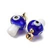 Handmade Lampwork Pendants LAMP-S069-06G-04-2