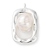 Natural Freshwater Pearl Potato Pendants KK-G491-21S-1