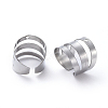 Tarnish Resistant Unisex 304 Stainless Steel Ear Cuff Findings STAS-E466-10P-2