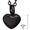 Stainless Steel Urn Ashes Necklace NJEW-CN0001-03B-1