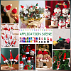Christmas Theme Plastic Doll Hat & Cloth Scarf Sets DIY-NB0012-65-6