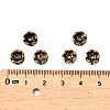 Brass Rhinestone Spacer Beads RB-A014-L8mm-01AB-NF-3