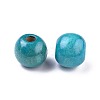 Dyed Natural Wood Beads WOOD-Q006-12mm-02-LF-2