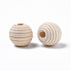 Unfinished Natural Wood Beads X-WOOD-R266-05-2