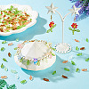 600Pcs 6 Colors Transparent Acrylic Charms TACR-TADJ0001-03-6